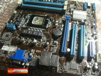 華碩 ASUS P8B75-M/BM6635 內建顯示 1155腳位 Intel B75晶片 4組DDR3 5組SATA