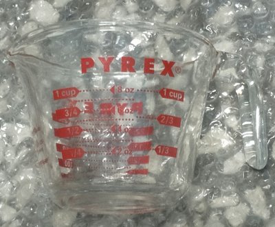 美國 PYREX 強化玻璃量杯 250ml【烘焙材料】