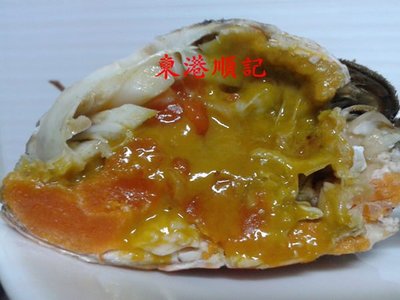 東港順記  野生 紅蟳 1隻$450（時價）鮮甜的蟳肉  飽滿濃醇的蟹黃蟹膏卵黃  月子首選年節送禮  禮盒