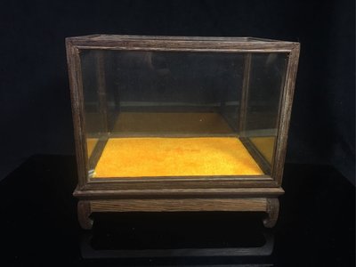 【采芝齋】早期收藏 手工木框 中型收藏展示玻璃櫃