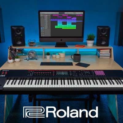 【升昇樂器】缺貨 Roland FANTOM-08 專業級合成器/88鍵/4代琴鍵/觸控螢幕