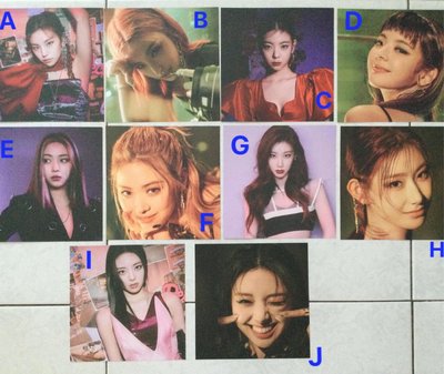 ITZY 「GUESS WHO」預購禮大卡拆售