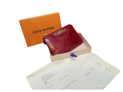 【8新】【2.5折】LV LOUIS VUITTON M93559  漆皮 拉鍊 零錢包【保證真品&amp;超低價可刷卡分六期】