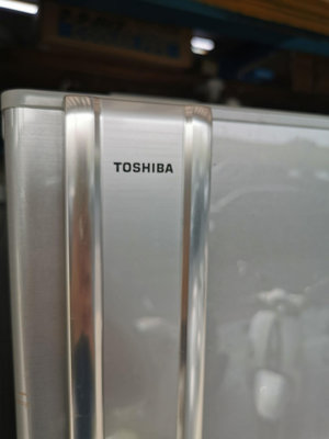 (5年保修免運費免樓層費!)(大台北二手中古家電)有保固有店面)Toshiba東芝428公升變頻5門自動製冰冰箱 下標前請先看商品內容或關於我