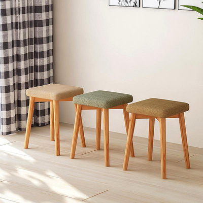 家用凳子時尚創意小板凳實木小椅子沙發凳圓凳矮凳方凳