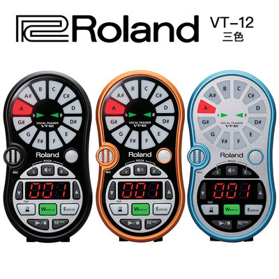Roland VT-12 調音/錄音/節拍/綜合聲樂/掌上型歌唱訓練機/三色任選-原廠公司貨
