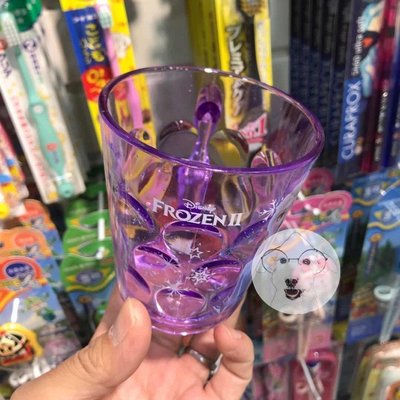 韓國冰雪奇緣迪士尼艾莎公主愛莎卡通刷牙杯兒童漱口杯牙缸水杯~特價正品促銷