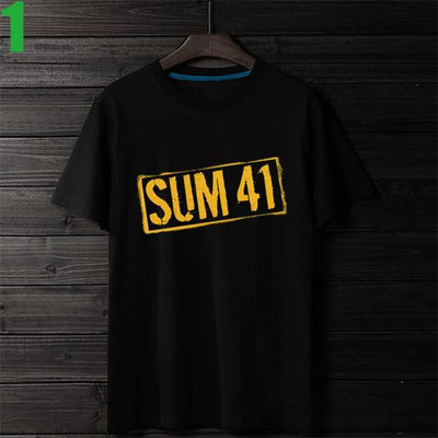 Sum 41【魔數41合唱團】短袖流行龐克搖滾樂團T恤(共4種顏色可供選購) 新款上市購買多件多優惠!【賣場一】