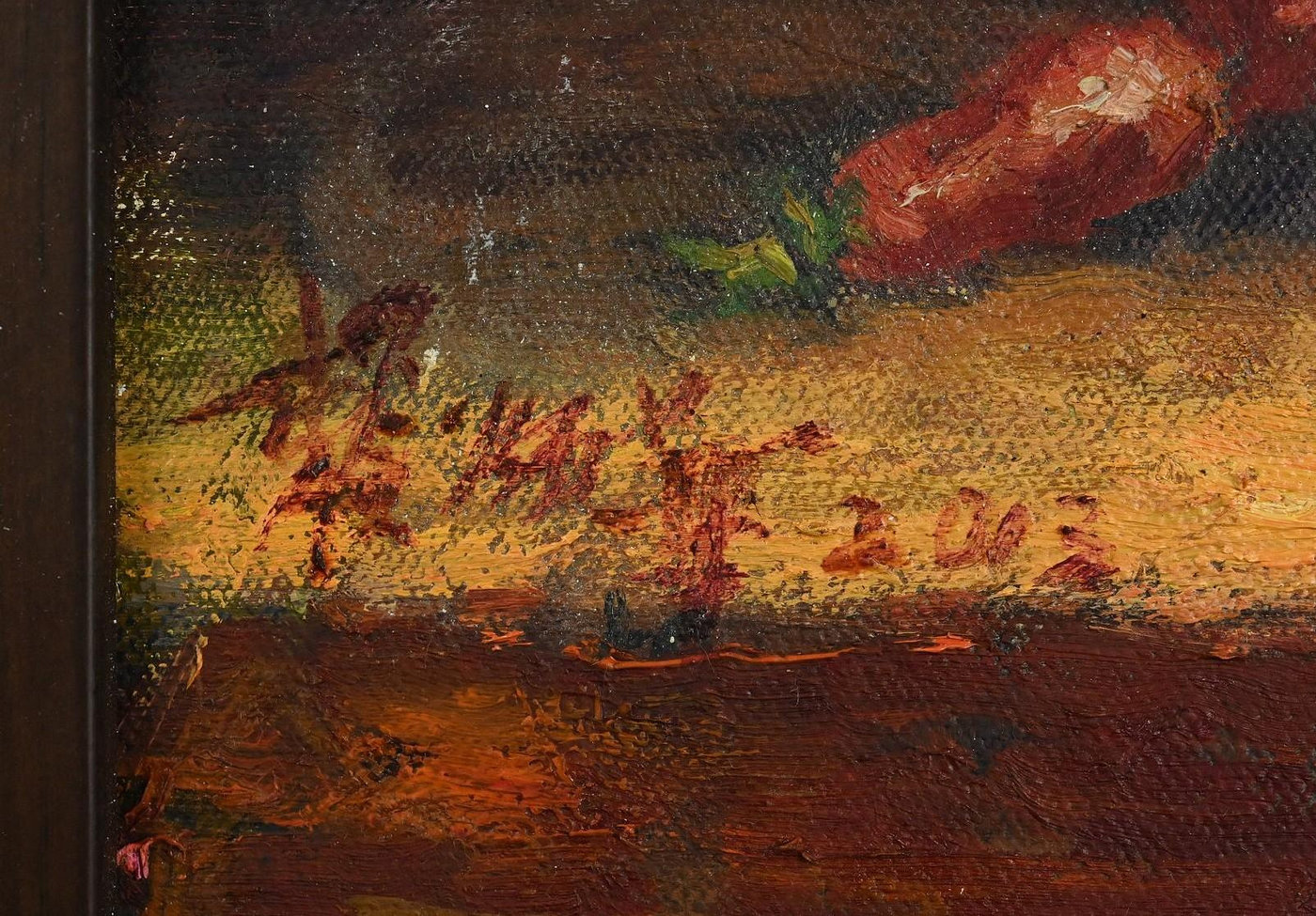 玖隆蕭松和挖寶網L》B倉木框賴炳華魚花卉瓶靜物油畫(05086) | Yahoo 