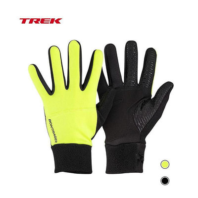 創客優品 TREK崔克Circuit保暖防風舒適防滑耐磨抓絨全指騎行手套 QX231