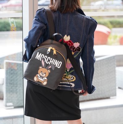 【COCO 精品專賣】Moschino Play Boy Bear Backpack 小型後背包 黑 現貨