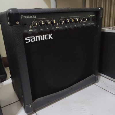 韓國Samick LA20R 12inch吋單體 guitar Amp 電 吉他音箱 spring reverb 破音彈簧殘響 貝斯bass amplifier