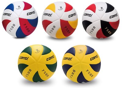 "爾東體育" CONTI V7500-5 5號日本頂級超細纖維貼布排球 排球 5號排球