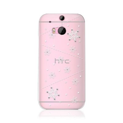 周年慶優惠-HTC M9 施華洛世奇水鑽 【雪花】 鑽殼 手機套 手機殼 保護殼 保護套