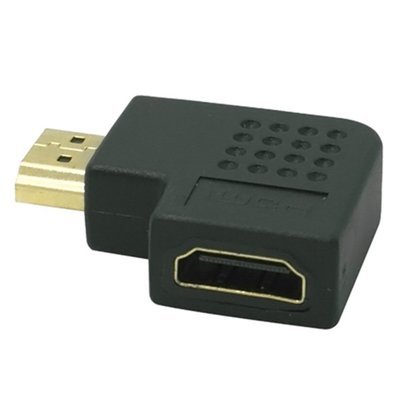 HDMI 90度直角 轉接頭 公對母 左右彎轉接方便 保護介面批發 A5.0308