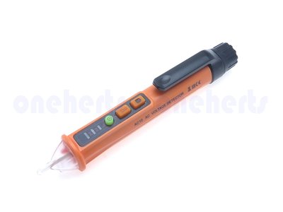台灣現貨 AC10 可調式非接觸式驗電筆 可調敏感度12~1000V 測電筆 漏電檢測 斷點 火線 手電筒 附電池