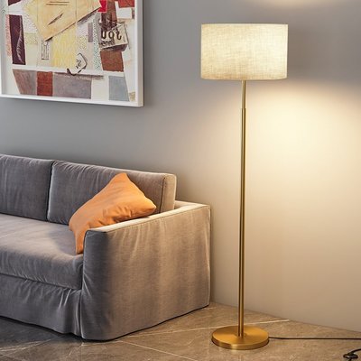 熱賣 落地燈ins北歐創意簡約現代臥室輕奢床頭客廳沙發遙控LED立式臺燈