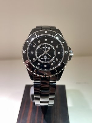 【 大西門鐘錶 】香奈兒 J12 H5702 38MM 黑色機械陶瓷腕錶