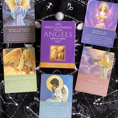 每日天使指引卡 Daily Guidance from Your angel Oracle 英文訂製牌卡-解憂雜貨鋪