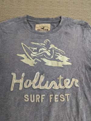Hollister 灰色漸層沖浪長袖T shirt