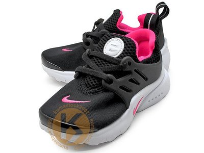 台灣未發售 NIKE LITTLE PRESTO TD BT 幼童鞋 BABY 鞋 黑桃紅 白底 844765-061