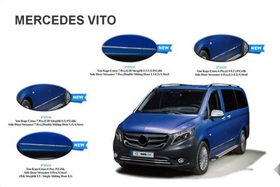 Mercedes-Benz Vito V250D W447 賓士 歐洲生產 原裝進口 不鏽鋼車身飾條 非塑膠品