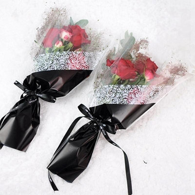 禮物包裝情人節迷你花束袋小公主 鮮花包裝多支袋單支袋 玫瑰康乃馨袋材料~滿200元發貨