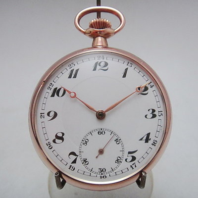 【timekeeper】  極美1930年瑞士製純銀小秒針懷錶(免運)