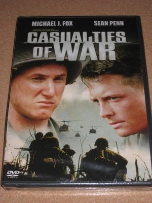 美版全區DVD《越戰創傷》米高福克斯、西恩潘／ Casualties of War   繁中字幕 全新未拆