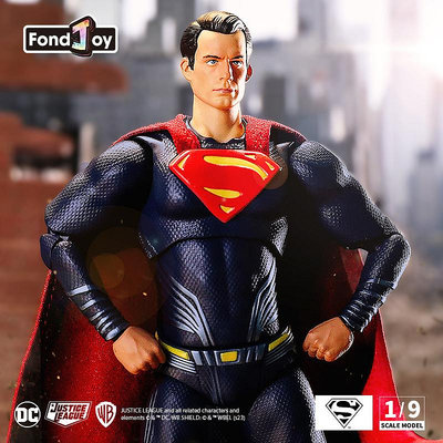 FONDJOY泛樂正版華納DC正義聯盟SUPERMAN超人1:9模型手辦關節可動