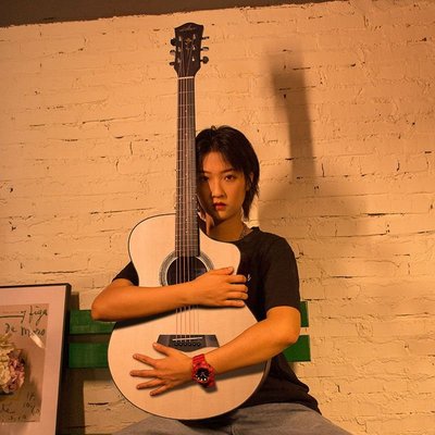 Guitarist單板民謠吉他男女生40 41寸初學者網紅同款新手入門樂器~特價