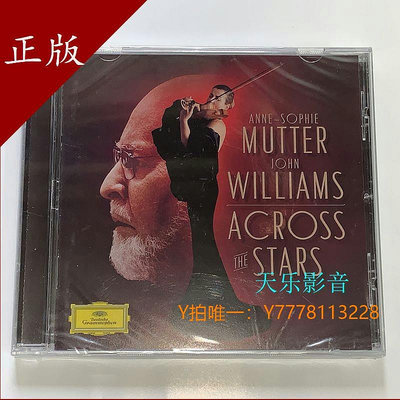 CD唱片 DG4837456穆特 ACROSS THE STARS 穿越星空JOHN WILLIAMS CD