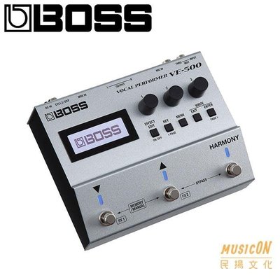 【民揚樂器】Roland BOSS VE500  Vocal 強大人聲效果器 專業歌唱效果器