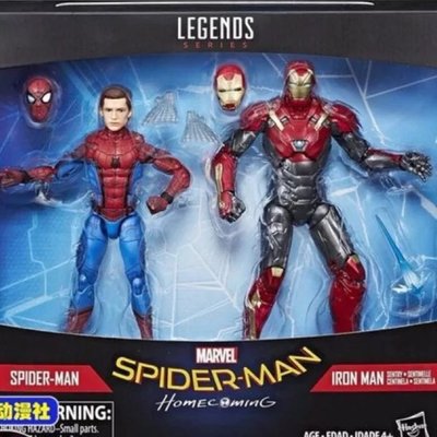 BOxx潮玩~美國代購正版漫威Marvel Legends英雄歸來6寸鋼鐵人MK47蜘蛛人雙人