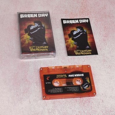 時光書 Green Day 21st Century Breakdown磁帶 錄音帶 卡帶英文歌 搖滾歌曲 全新未拆