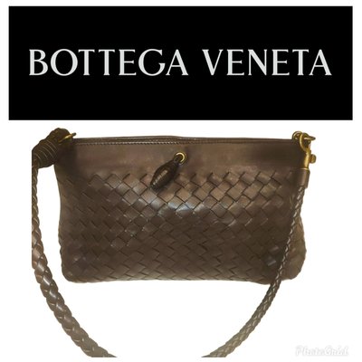 真品 新【Bottega Veneta】寶緹嘉 編織肩背包 腋下包 皮包 手提包 經典BV編織包858 一元起標 有LV