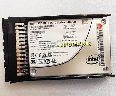 華為 RH2288HV3 480G SSD SATA 2.5寸 02310YDA 480GB固態硬碟