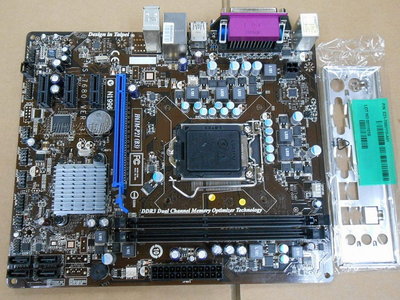 微星 H61M-P21(B3) 1155腳位整合式 主機板【 支援Core 2、3代 處理器】支援 DDR3、附檔板