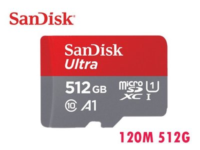 促銷 升級150M Sandisk Ultra microSD TF 512GB 1TB A1 C10 記憶卡 無轉卡