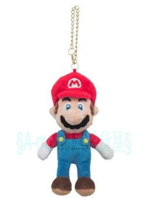 日本進口wii 任天堂Switch 超級瑪利歐兄弟Super Mario玩偶公仔吊飾~15CM日本商品