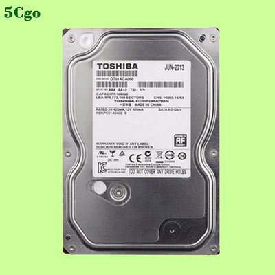 5Cgo【含稅】】Toshiba/東芝 DT01ACA050 500GB SATA3單碟 7.2K 500G桌上型機械電腦監控