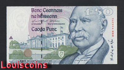 【Louis Coins】B459-IRELAND-1995-2001愛爾蘭紙幣-50 Pound