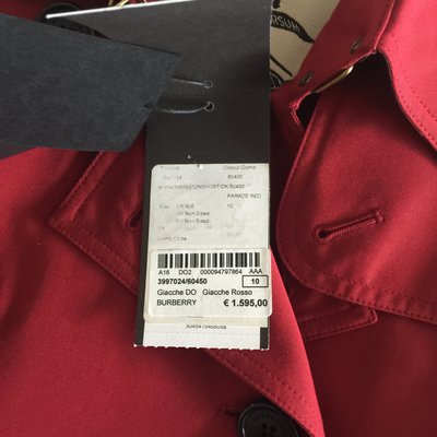 Trench on sale rosso zara