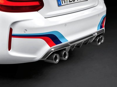 【樂駒】BMW F87 M2 M Performance 原廠 碳纖維 後下巴 M2 Competition