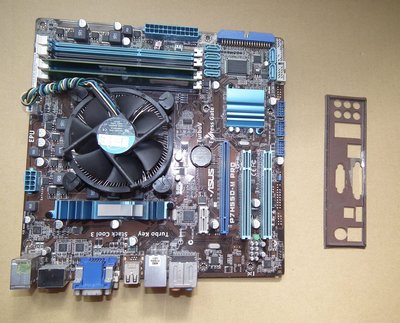 I5-650+4G創見記憶體P7H55D-M PRO主機板+風扇LGA1156華碩桌機INTEL CPU電腦套件DDR3