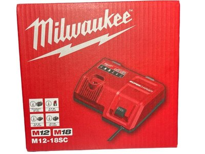 Milwaukee 美沃奇 12V+18V超級快速充電器 比一般充電快4倍 M12-18SC