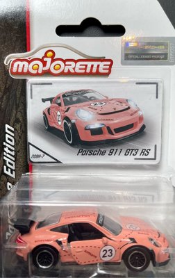 -78車庫- 現貨 Majorette 美捷輪 Porsche 911 GT3 RS 保時捷 粉紅豬 塗裝樣式