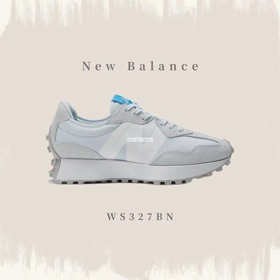 New Balance 327 天藍色 經典 中性 慢跑鞋 男女款 WS327BN