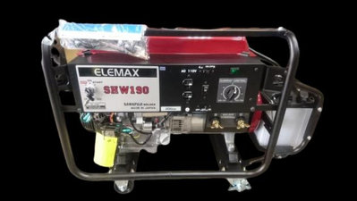【優質五金】澤藤 日本原裝 ELEMAX SHW190 本田HONDA汽油引擎電焊機發電機雙用~電啟動