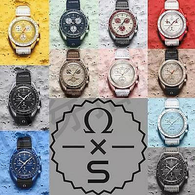 OMEGA × SWATCH 聯名款腕錶行星表月球聯名款系列 限量版 情侶手錶男女同款【CICI穿搭設計室】